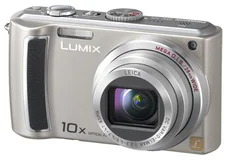 PANASONIC kompakt DMC-TZ5E-S, 9.1MPix, stříbrný, 10x zoom 28mm, O.I.S.