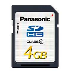 Panasonic Secure Digital SDHC 4GB 10 MB/s (RP-SDM04GE1K)