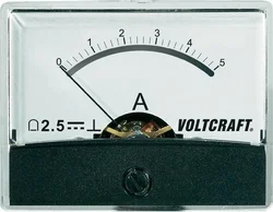 Panelové měřidlo Voltcraft AM-60X46, 5 A/DC
