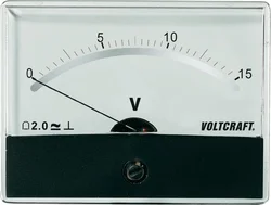 Panelové měřidlo Voltcraft AM-86X65, 15 V/DC