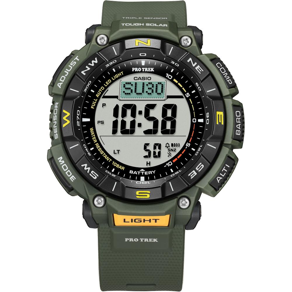 Pánske digitálne náramkové hodinky Casio PRG-340-3ER