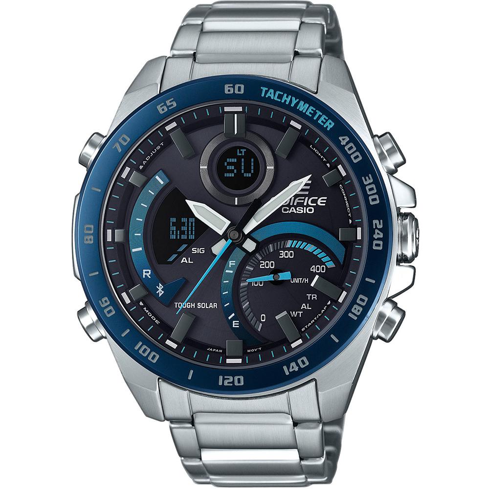 Pánske kombinované náramkové hodinky Casio ECB-900DB-1BER