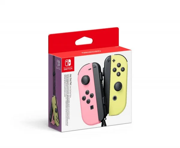 Pár Joy-Con Pastelová ružová/žltá