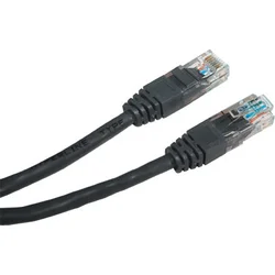 PATCH CABLE Patch kábel UTP CAT6 3m čierny