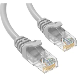 Patch kábel Conexpro UTP, CAT6, 0,25 m, sivý