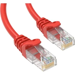 Patch kábel Conexpro UTP, CAT6, 3 m, červený