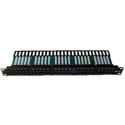 Patch panel ISDN 25p.1U Integrovaný BLACK, 19" 3500 - Síťové prvky