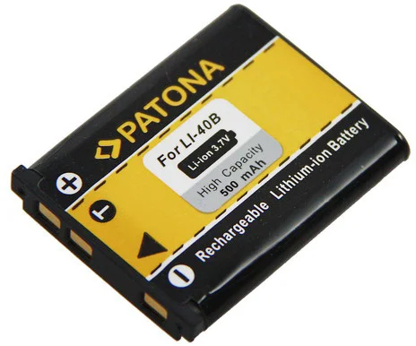 Patón PT1031 - Olympus Li-40B / Li-42B 500mAh Li-Ion