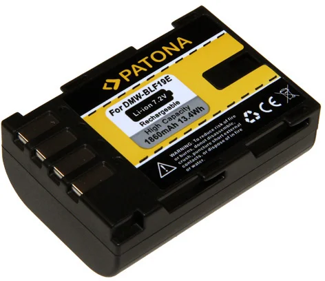 Patón PT1155 - Panasonic DMW-BLF19 1860mAh Li-Ion