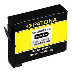 Patón PT1235 - GoPro Hero 4 AHDBT-401 1160mAh Li-Ion