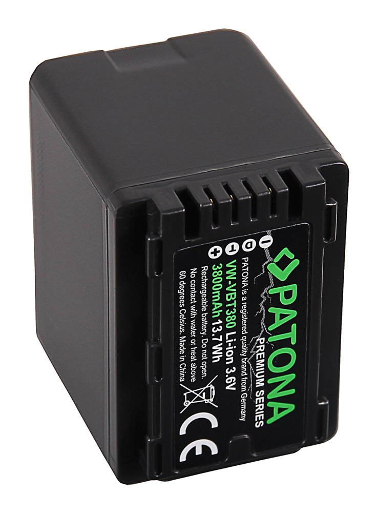 Patón PT1257 - Panasonic VW-VBT380 4040mAh Li-Ion Premium