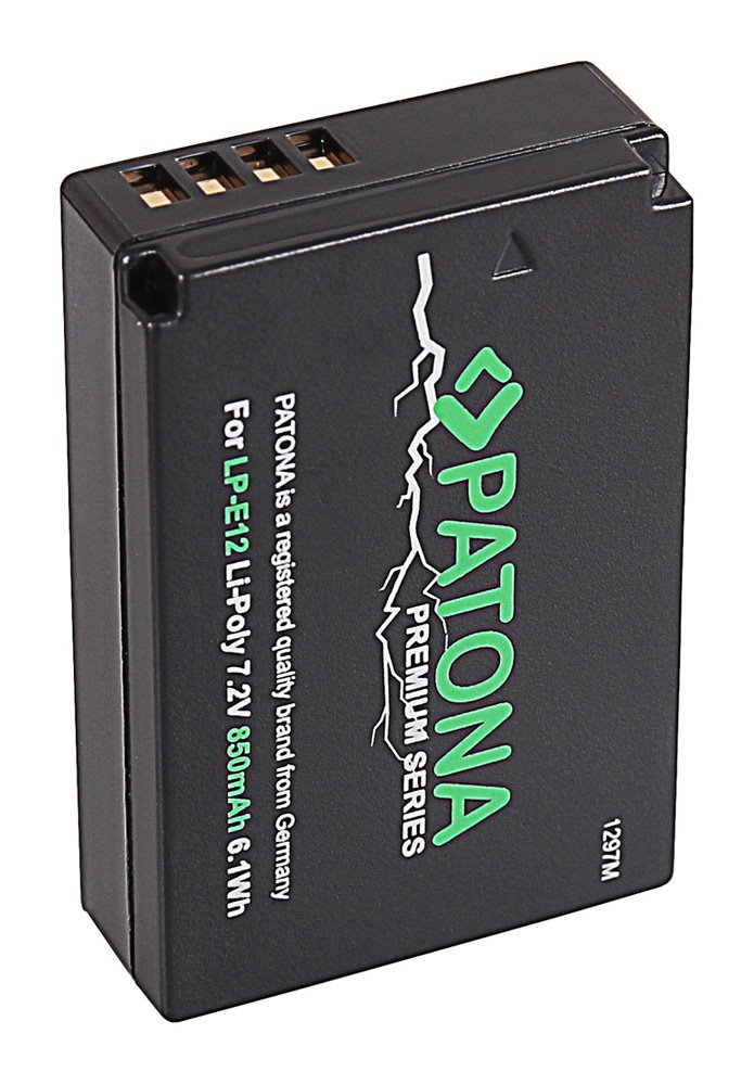 Patón PT1297 - Canon LP-E12 850mAh Li-Ion PREMIUM