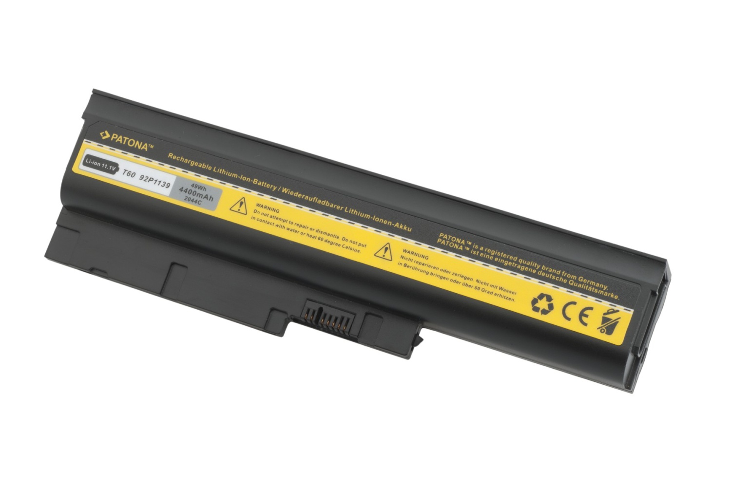 Patón PT2044 - IBM THINKPAD T60/T61 4400mAh Li-Ion 10,8V