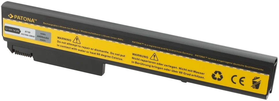 Patón PT2242 - HP EliteBook 8530 4400mAh Li-Ion 14,8V