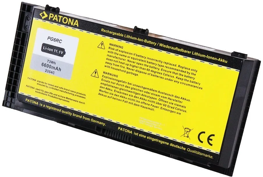 Patón PT2354 - Dell Precision M4600 6600mAh Li-Ion 10,8V