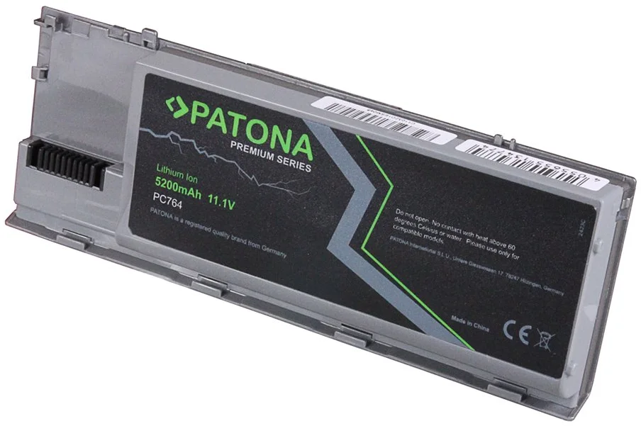 Patón PT2423 - Dell Latitude D620 5200mAh Li-Ion 11,1V PREMIUM