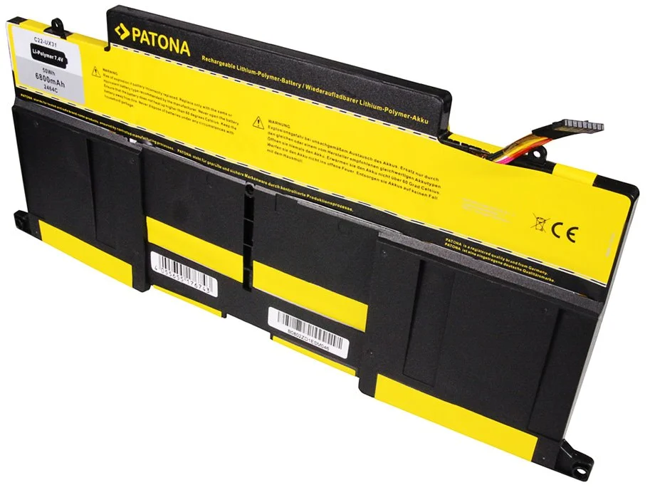 Patón PT2464 - ASUS UX31 6800mAh Li-Pol 7,4V