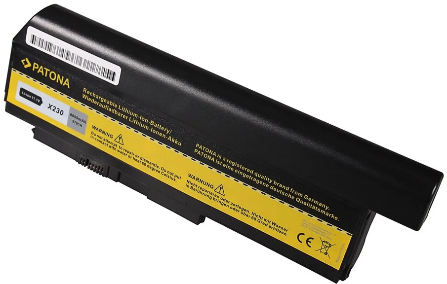 Patón PT2791 - LENOVO ThinkPad X230/X220 6600mAh Li-Ion 10,8V
