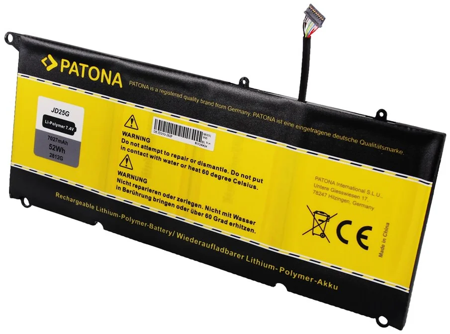 Patón PT2812 - Dell XPS13 7000mAh Li-pol 7,4V JD25G
