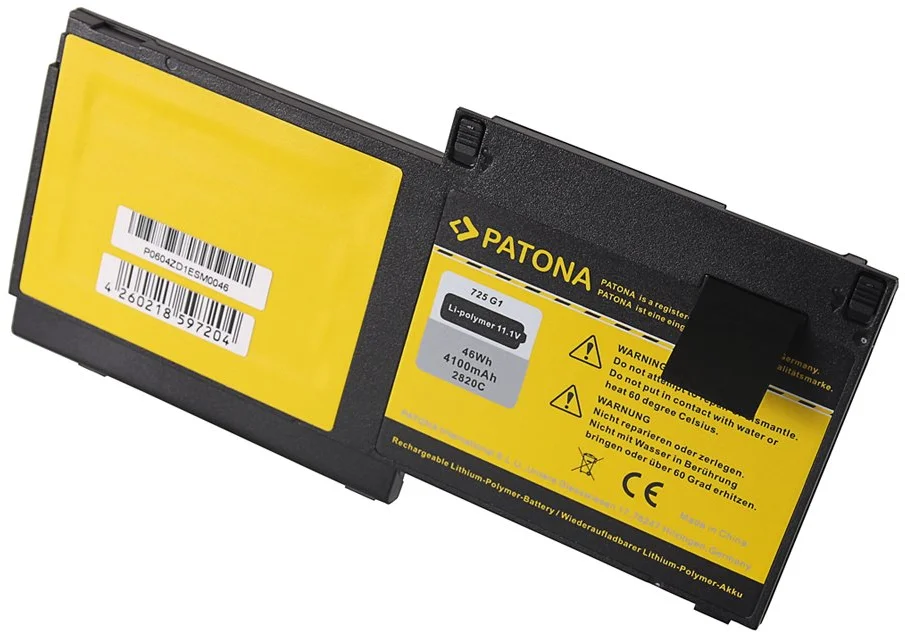Patón PT2820 - HP Elitebook 725/820 G1 4100mAh Li-pol 11,1V