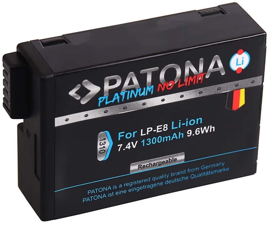 PATONA batéria pre Canon LP-E8/LP-E8 1300mAh Li-Ion PLATINUM