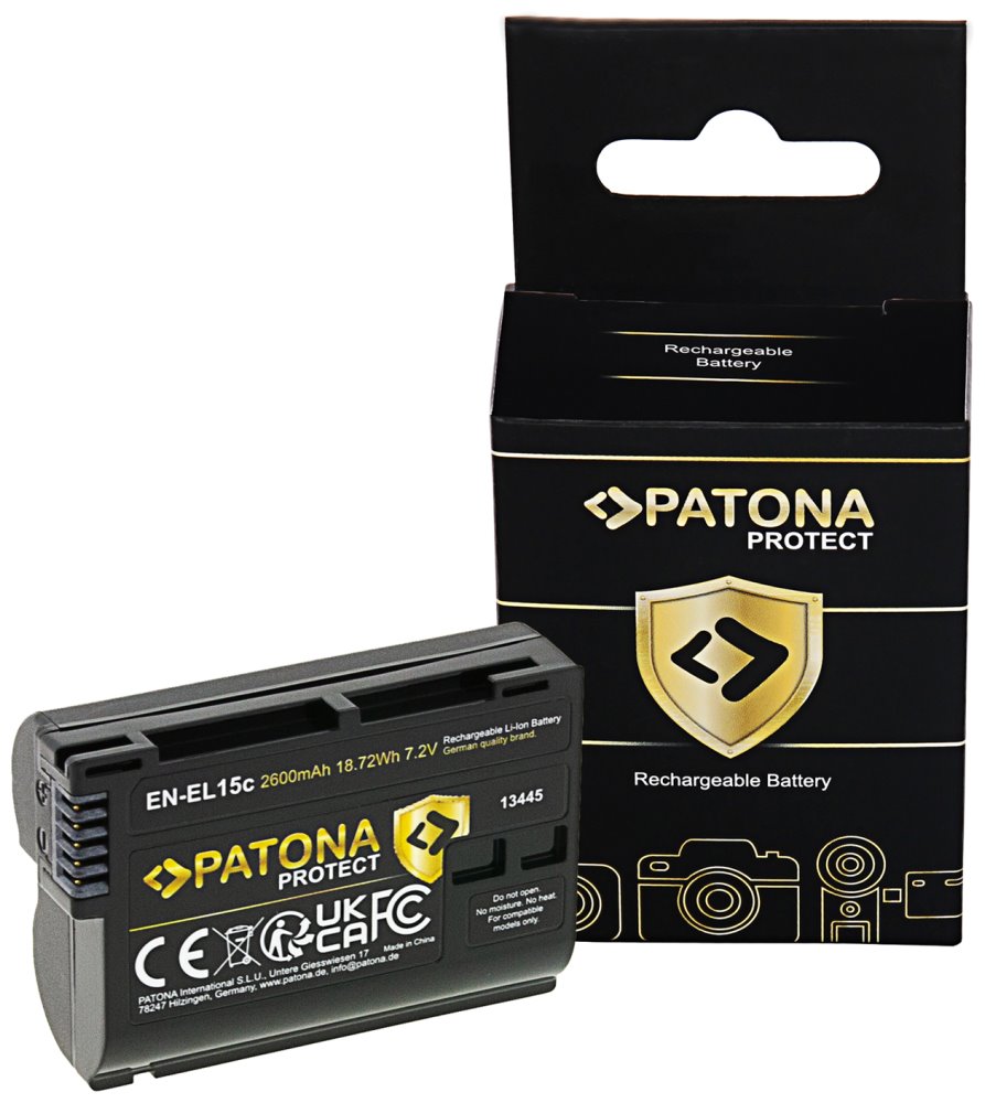PATONA batéria pre Nikon EN-EL15C 2600mAh Li-Ion Protect