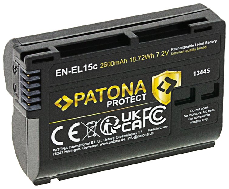 PATONA batéria pre Nikon EN-EL15C 2600mAh Li-Ion Protect