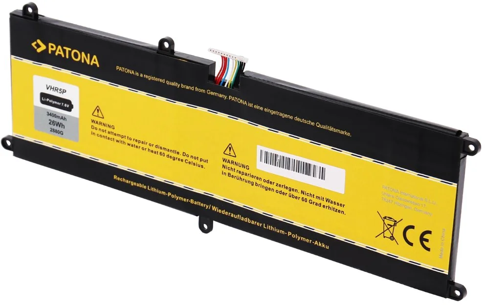 PATONA batéria pre ntb DELL Latitude 11 5175 3400mAh Li-Pol 7,6V 0RFH3V