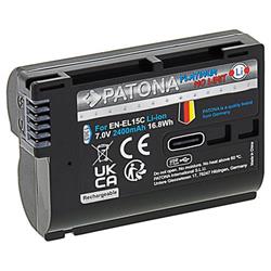 PATONA baterie pro foto Nikon EN-EL15C 2400mAh Li-Ion Platinum USB-C nabíjení