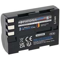 PATONA baterie pro foto Nikon EN-EL3E 2250mAh Li-Ion Platinum USB-C nabíjení