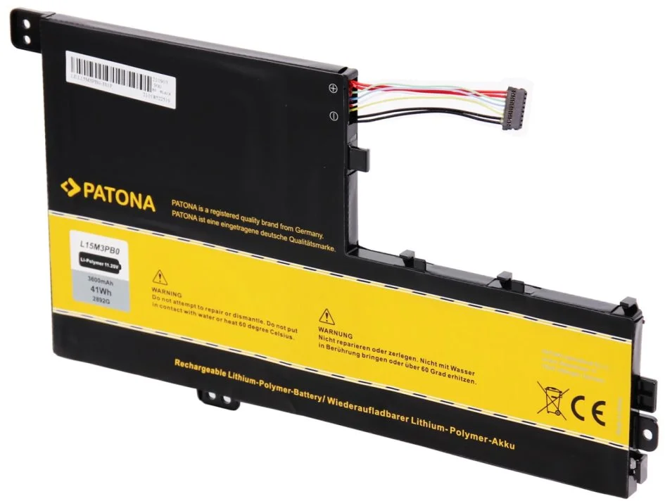 PATONA baterie pro ntb LENOVO Ideapad 320S 3600mAh Li-Pol 11,25V L15L3PB0