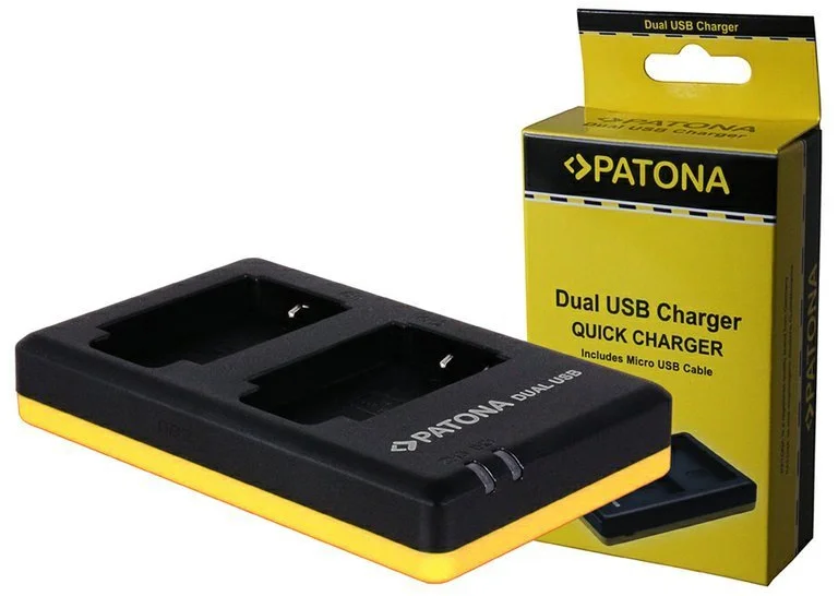 Patona Dual Quick nabíjačka akumulátora pre NIKON EN-EL12 USB PT1973