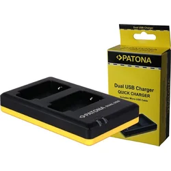 PATONA Fotonabíjačka Dual Quick Panasonic BCG10E USB
