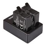 PATONA Nabíjačka pre digitálne kamery Dual GoPro Hero 5/Hero 6/Hero 7/Hero 8 AABAT-00/ micro USB/ USB-C