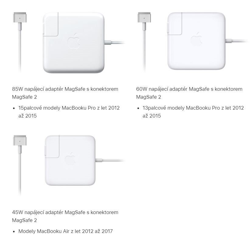 PATONA napájecí adaptér k ntb/ 16,5V/3,65A 60W/ APPLE MACBOOK AIR A1436,A1465,A1466/ MagSafe 2/ délka kabelu 1,8 m