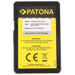 PATONA Photo Duálna nabíjačka Canon LP-E6 s LCD displejom, USB