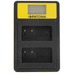 PATONA Photo Duálna nabíjačka Panasonic DMW-BLC12 E s LCD, USB