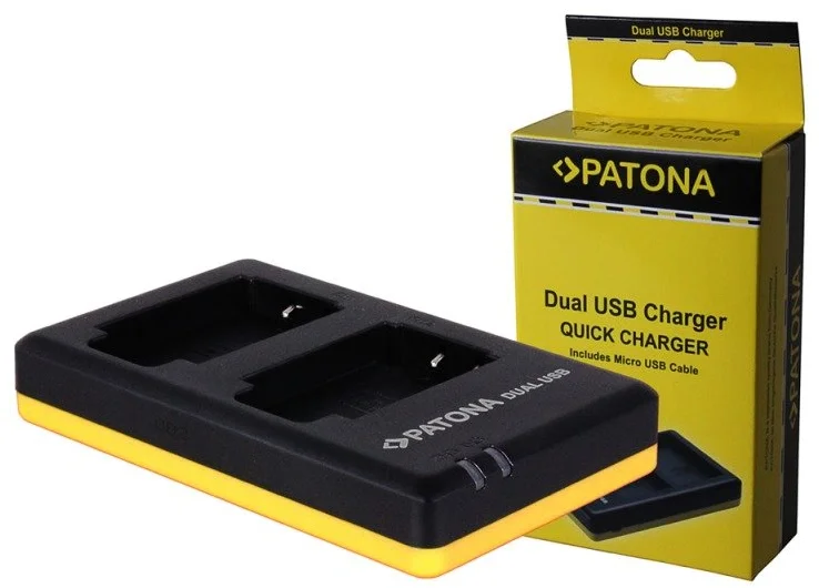 PATONA Photo Duálna rýchlonabíjačka Panasonic DMW-BLF19 USB