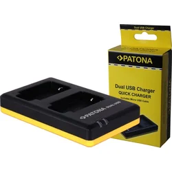 PATONA Photo Duálna rýchlonabíjačka Panasonic DMW-BLF19 USB
