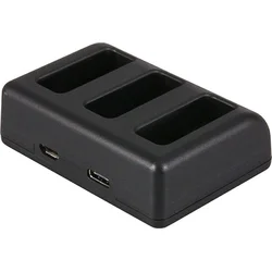 PATONA Trojitá nabíjačka digitálnych kamier GoPro Hero 5/Hero 6/Hero 7/Hero 8 AHDBT-501/ micro USB/ USB-C