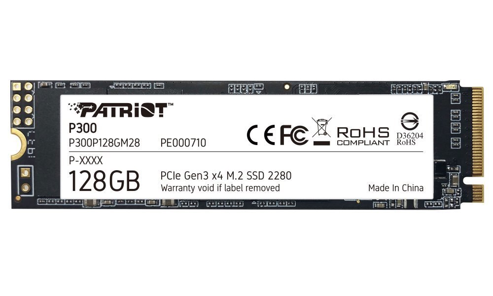 PATRIOT P300 128GB PCIe M.2 SSD