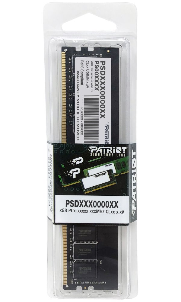 PATRIOT Signature 16GB DDR4 2666MHz/ CL19 / 1,2V