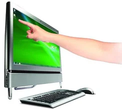 PC Acer Aspire AZ3731, 21,5" dotykový, E6800, 4GB, 640GB, GF315 s 1GB, DVD±RW, TV, WiFi, BT, cam, W7HP-64bit