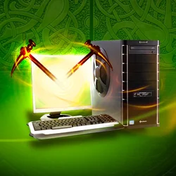 PC BARBONE HAMMER STORM - AMD Phenom II X2 550/4GB/750GB/HD5770/DVDRW/Linux