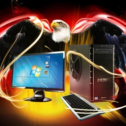 PC BARBONE W EAGLE RS - Intel Core i7 2600/8GB/60GB SSD+2TB/ATI HD6850/DVD-RW/Windows 7 Home Premium