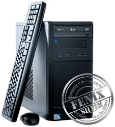 PC BARBONE W FENIX Silver - Intel Pentium G645/4GB/500GB/DVDRW/Windows 8
