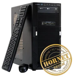 PC BARBONE W HORNET Bronze - AMD FX-4100/4GB/500GB/AMD HD7770 OC s 1GB/DVDRW/Windows 7 Professional