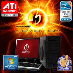 PC BARBONE W SEVEN GT Intel Core i7 870/4GB/1TB/HD5870/DVD-RW/Windows 7 Profesional
