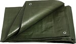PE plachta na zakrytie 2x8 m, 200 g/m², zelená