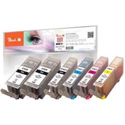 Peach Combi Pack Plus s čipem kompatibilní s Canon CLI-521, 2xPGI-520 313678 - Cartridge inkoustové